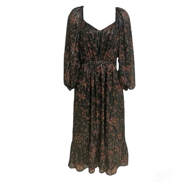 COLLECTIVE CONCEPTS-Square V-neck Dress- Size: Medium-Color: Black/Red-NEW!! - Picture 5 of 16